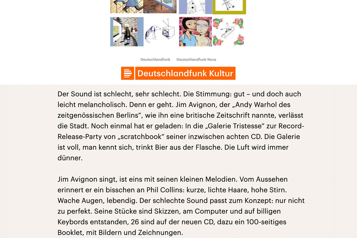 Deutschlandfunk — Galerie Tristesse Deluxe