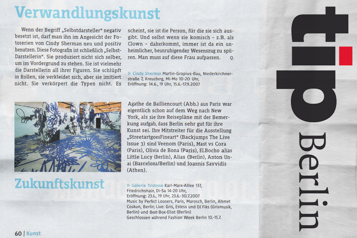 TIP Berlin — Galerie Tristesse Deluxe